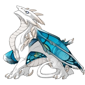 Cerulean Butterfly on a hatchling Ridgeback