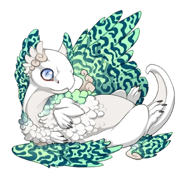 Mint Hypnotic on a hatchling Coatl