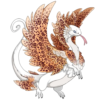 Peach Rosette on a male Coatl