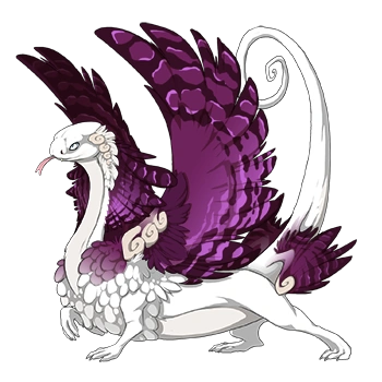 Mulberry Peregrine on a female Coatl