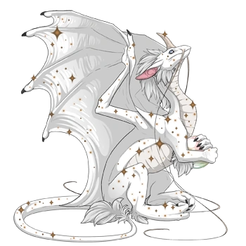 Hickory Sparkle on a female Pearlcatcher