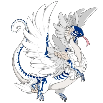 Cobalt Ghost on a male Coatl