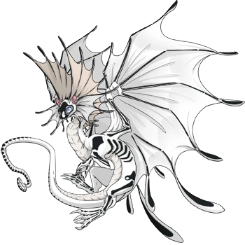 Obsidian Ghost on a male Fae