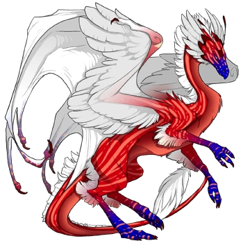 Ruby Tapir on a female Skydancer