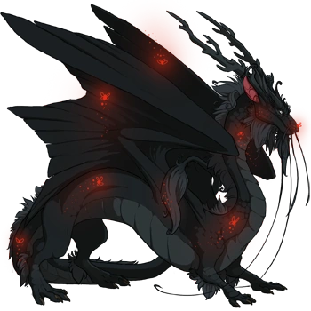 Vermilion Firefly on a male Imperial