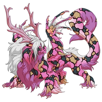 Pink Mosaic on a female Gaoler