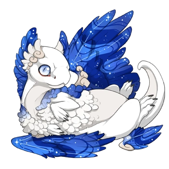 Blue Constellation on a hatchling Coatl