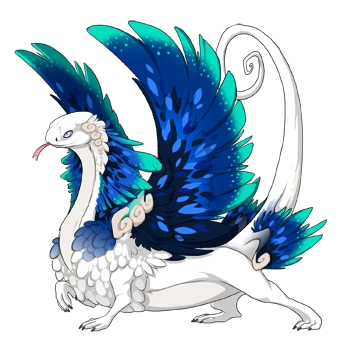 Cobalt Blaze on a female Coatl
