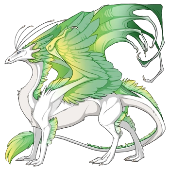 Seafoam Blend on a male Skydancer