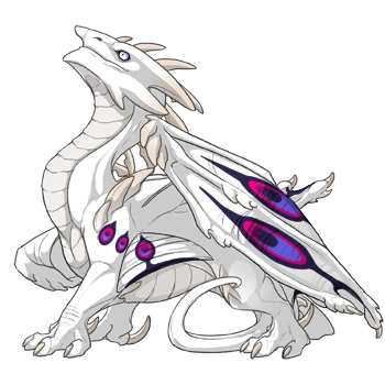 Fuchsia Peacock on a hatchling Ridgeback