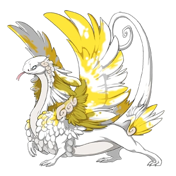 Paint on a female Coatl