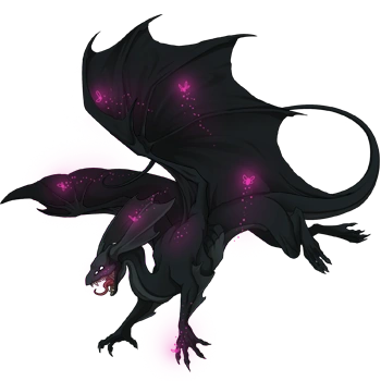 Magenta Firefly on a female Mirror