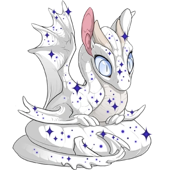 Indigo Sparkle on a hatchling Spiral