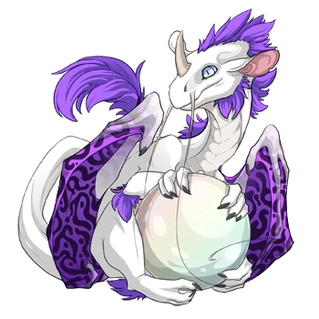 Amethyst Hypnotic on a hatchling Pearlcatcher