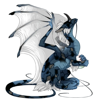 Denim Mosaic on a female Pearlcatcher