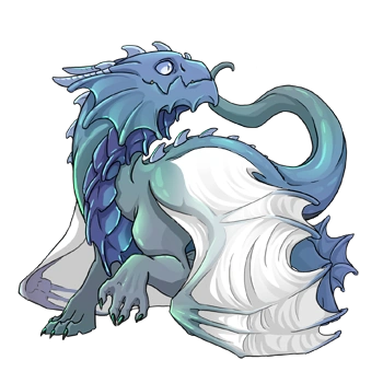 Stonewash Iridescent on a hatchling Guardian