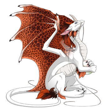 Fire Rosette on a female Pearlcatcher