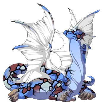 Cornflower Mosaic on a female Bogsneak