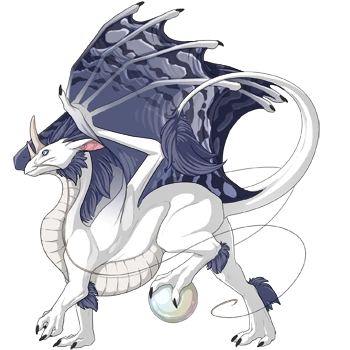 Smoke Peregrine on a male Pearlcatcher