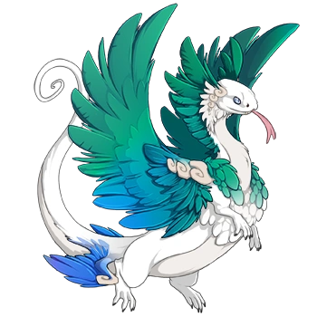 Caribbean Shimmer on a male Coatl