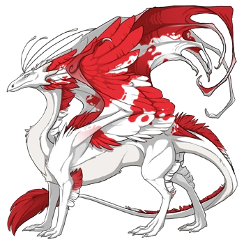 Paint on a male Skydancer