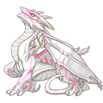 Rose Ghost on a hatchling Ridgeback