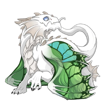 Fern Butterfly on a hatchling Guardian