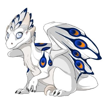 Ultramarine Peacock on a hatchling Wildclaw