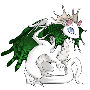 Shamrock Peregrine on a hatchling Fae