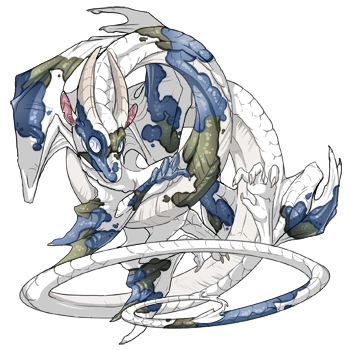 Stonewash Koi on a male Spiral