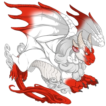 Vermilion Points on a male Obelisk