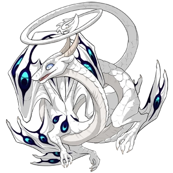 Sapphire Peacock on a female Spiral