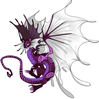 Mulberry Cherub on a male Fae