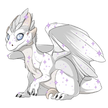 Lavender Sparkle on a hatchling Wildclaw
