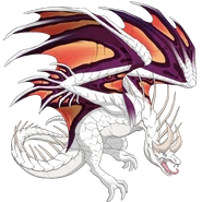 Mulberry Saddle on a male Banescale