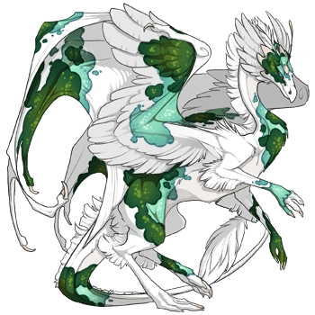 Emerald Koi on a female Skydancer