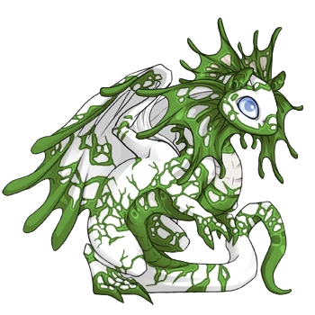 Green Crackle on a hatchling Fae