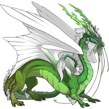 Avocado Iridescent on a male Imperial