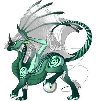 Jade Cherub on a male Pearlcatcher