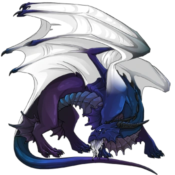 Navy Iridescent on a male Guardian