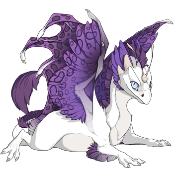 Wisteria Clouded on a hatchling Skydancer