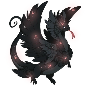 Blush Firefly on a male Coatl