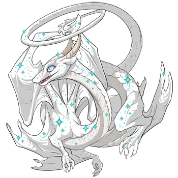 Turquoise Sparkle on a female Spiral