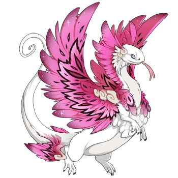 Pink Flair on a male Coatl