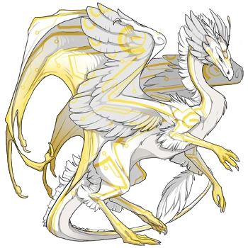 Yellow Circuit on a female Skydancer