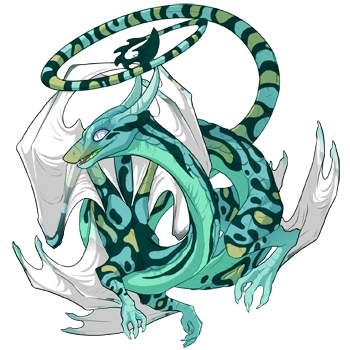 Aqua Swirl on a female Spiral