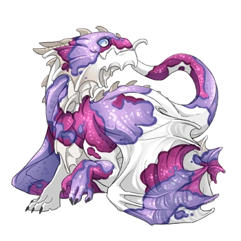 Lavender Koi on a hatchling Guardian