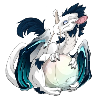 Azure Noxtide on a hatchling Pearlcatcher