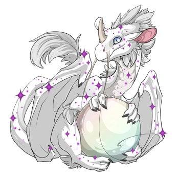 Plum Sparkle on a hatchling Pearlcatcher