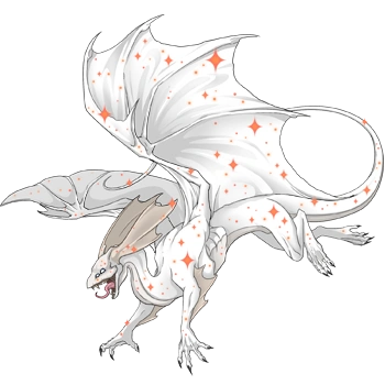 Tangerine Sparkle on a female Mirror